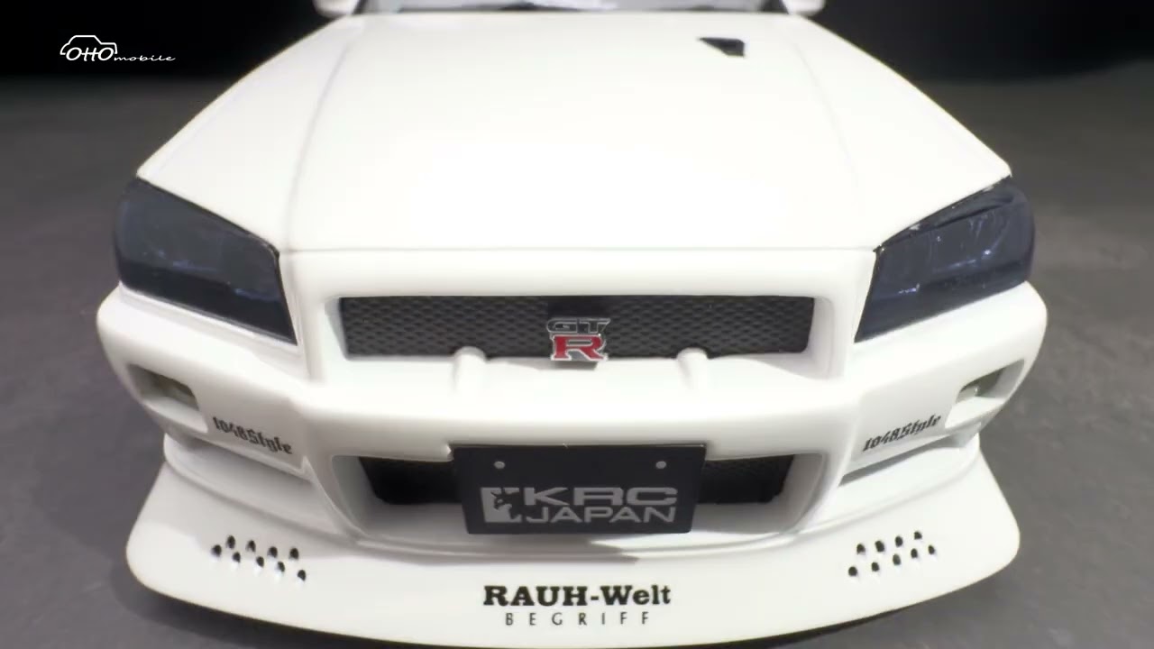 NISSAN SKYLINE GT-R R34 BY KRC PEARL WHITE QX1 2019 - YouTube
