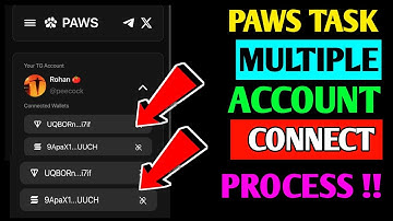 Paws Multiple Accounts Wallet Connect Process | Paws Phantom Wallet Connect Problem | Paws Wallet