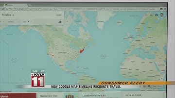 New Google Map Timeline Recounts Travel