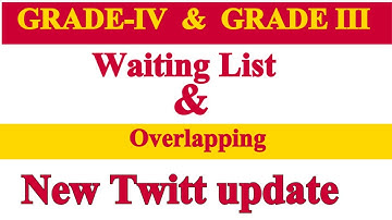 Adre Grade-IV & Grade III Overlapping  & Waiting List  Twitt | adre Waiting List Update | adre2023