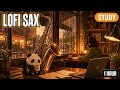 1 Hour Cozy Lofi Saxophone 🎷 Rainy Cafe Jazz Music for Study, Work &amp; Deep Focus
