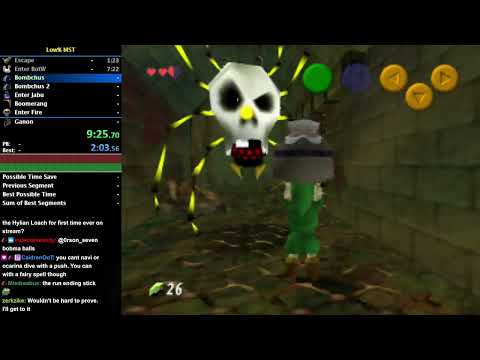 Ocarina of Time Low% MST Speedrun in 4:31:44