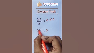 Division by 9 Best Shortcut Trick #shorts #mathstricks #vedicmaths #ytshorts #maths