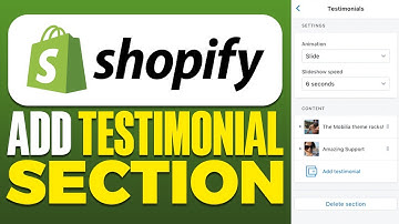 How To Add Testimonial Section To Shopify Dawn Theme (2025)