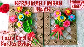 Cara Membuat hiasan dinding dari kardus bekas