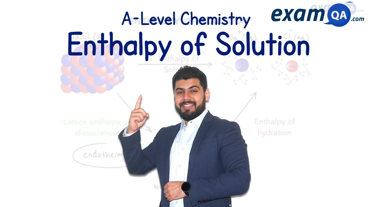 Enthalpy of Solution | A-Level chemistry - YouTube