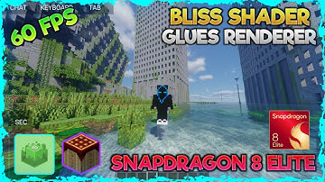 Bliss shader in Pojav launcher Glues Renderer 🔥 Low End Renderer!🔥 All devices Supports | No lag?!