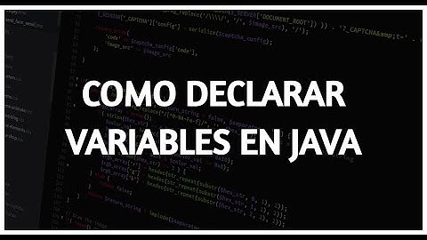 Como declarar variables en Java | Aprende a programar en Java desde CERO | Curso de programacion