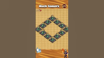 Deadly Cannon Base Vs Elixir Troops #shorts #coc #clashofclans