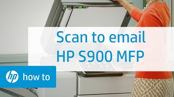 Scanning to Email | HP S900 Series MFP | HP