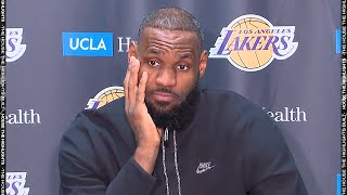 LeBron James Postgame Interview - Clippers vs Lakers | January 24, 2023