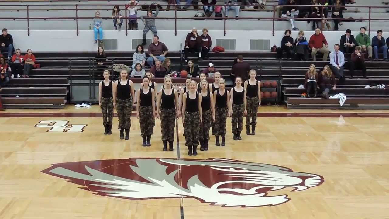 Hardin County High School DanceTeam Basketball Homecoming 2014 YouTube