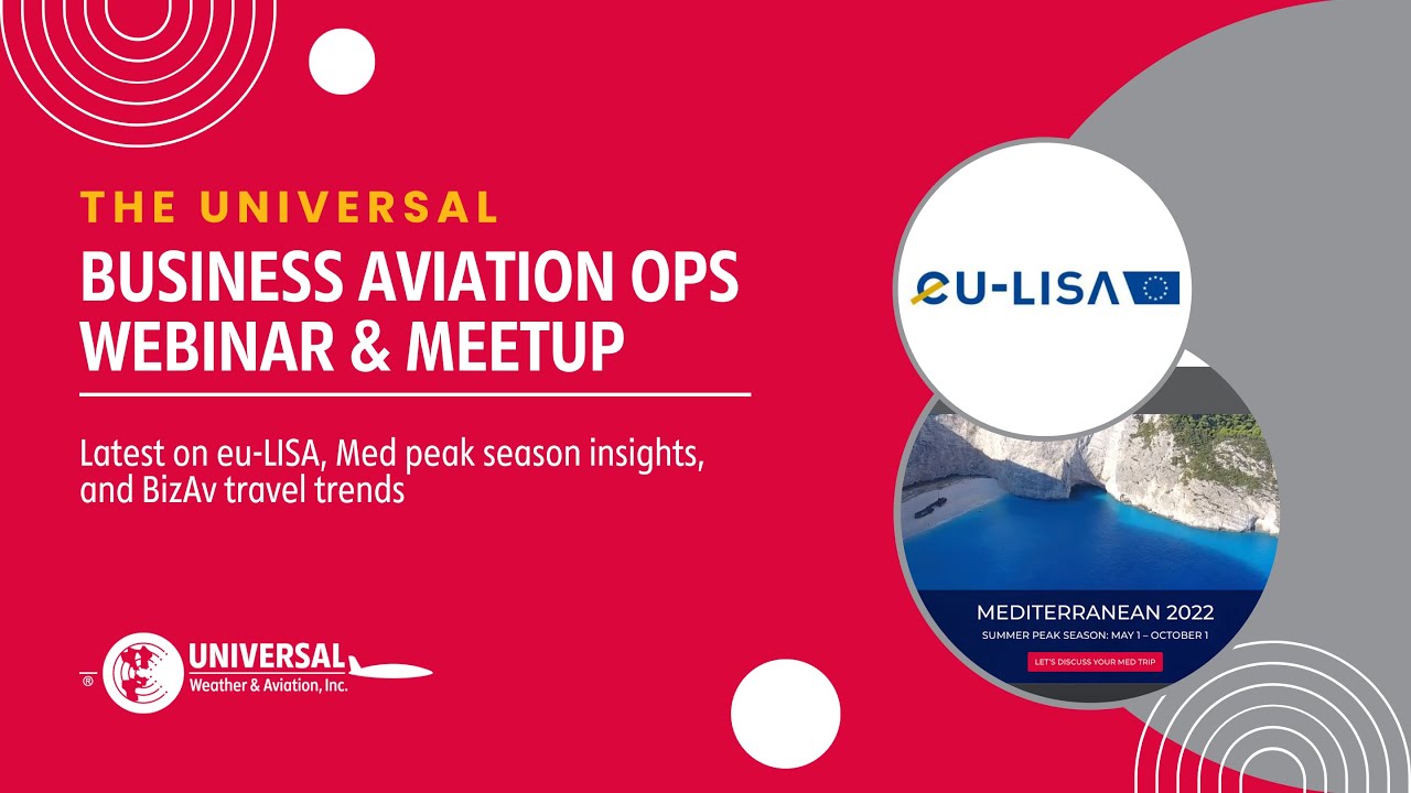 Business Aviation Ops Webinar | eu-LISA & Med peak season travel