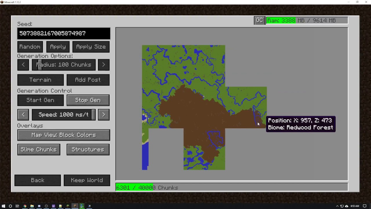 How To See A Map Of Your Server And Pregenerate Chunks Chunk Pregenerator Mod Youtube