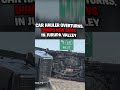Car Hauler Overturns, Dumps New SUVs In Jurupa Valley