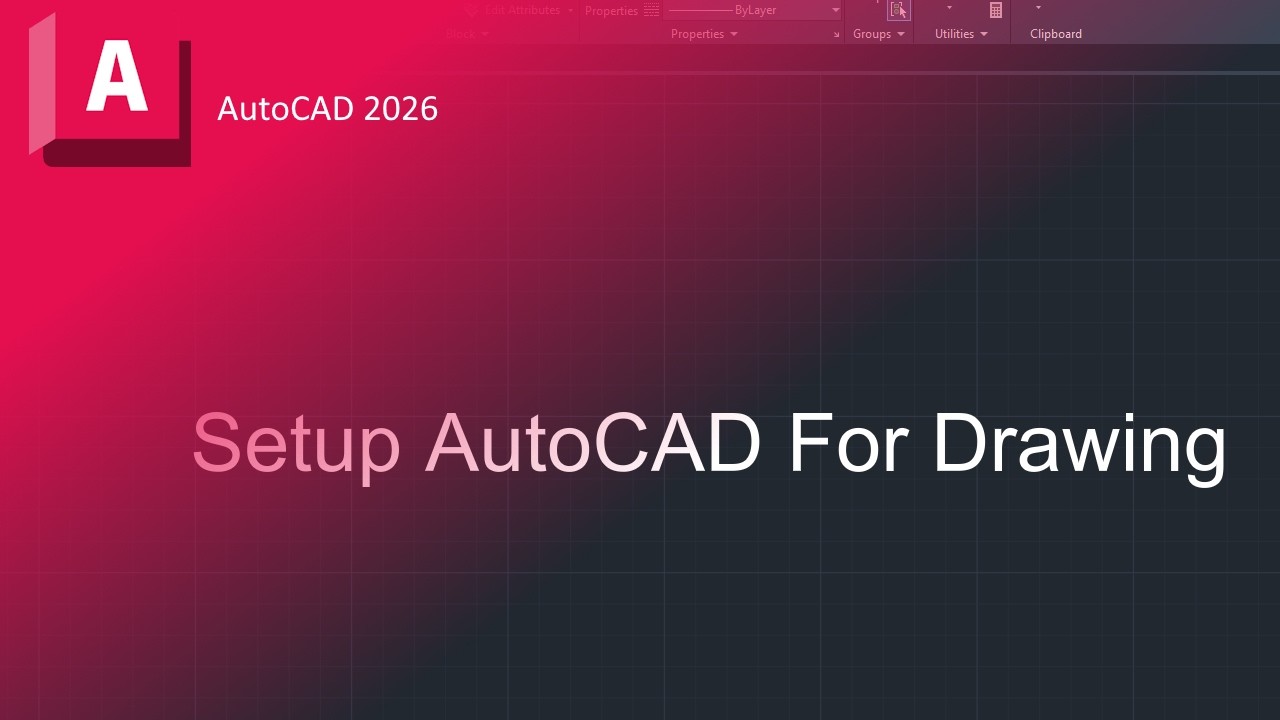 Setup AutoCAD For Drawing Floor Plans! - YouTube
