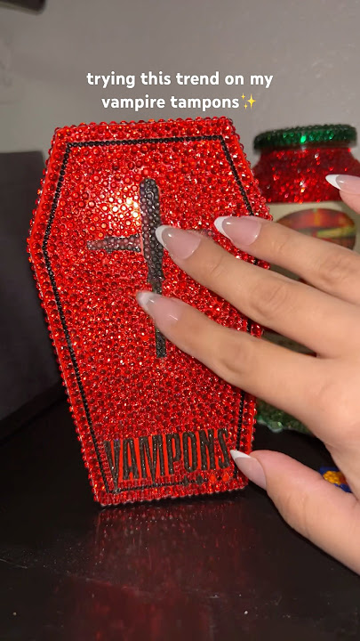 asmr vampire tampons 🧛♀️