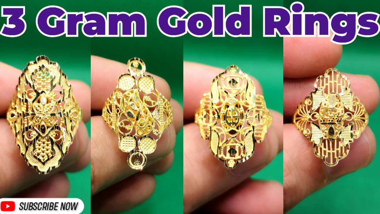 Gold Ring Designs For Women 3 Gram Gold Rings Designs Anguhti gold-ring-designs-for-women-3-gram-gold-rings-designs-anguhti