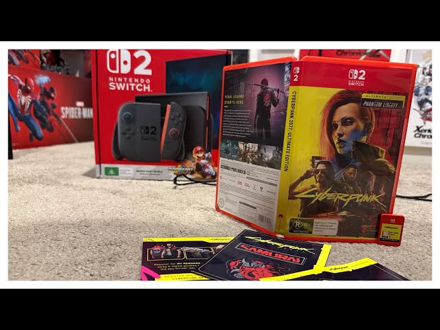 Nintendo Switch Cyberpunk 2077: Phantom Liberty (Switch) Unboxing Cyberpunk 2077 | Nintendo Switch 2 - YouTube