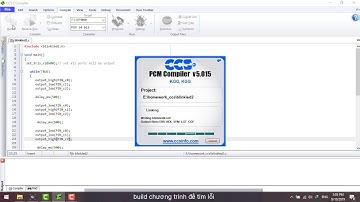 lập trình led nhấp nháy sử dụng pic 16f1509 trên phần mềm CCS PIC C