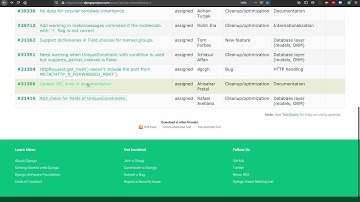 2. Contribute to open source project Django: How do you find a bug or task to work on?