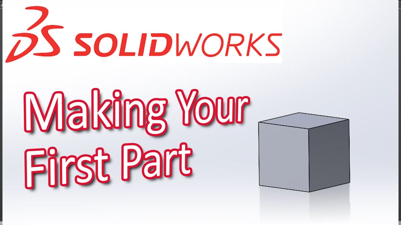 Solidworks Beginner Tutorial: How To Make Your First Part - YouTube