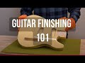 How to Finish a Guitar with Nitrocellulose Lacquer Aerosols - Oxford Guitar Supply