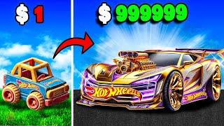 $1 to $1,000,000 HOT WHEELS CARS in GTA 5