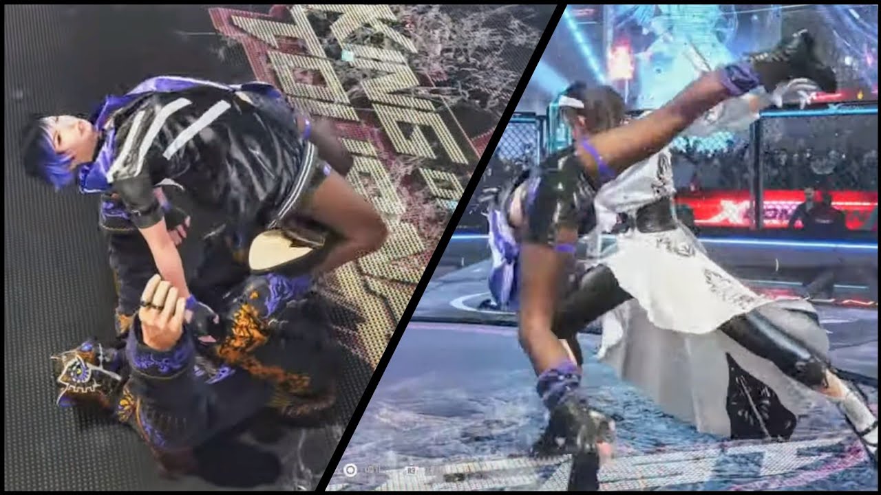 （鉄拳8）麗奈に投げ技を仕掛けていく【ryona】