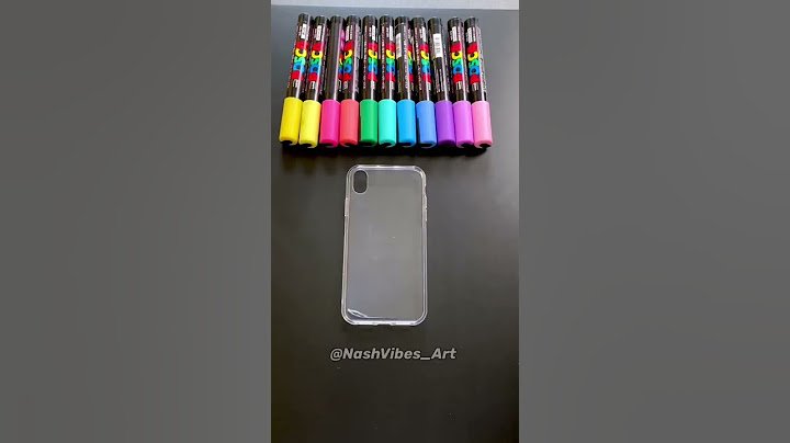 Custom Phone Case using Posca Markers! Satisfying (Shorts)