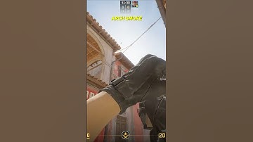 Arch Smoke From Second Mid Inferno CS2 #shorts