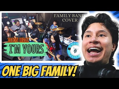 ARTIST REACTS! | I'm Yours by Jason Mraz | Missioned Souls | Family band - studio cover