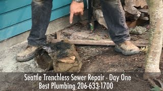 sewer backup repair by seattle best plumbing (206) 633-1700