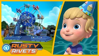 Rusty’s Theme Park Rescue 🎡 | Rusty Rivets | Cartoons for Kids