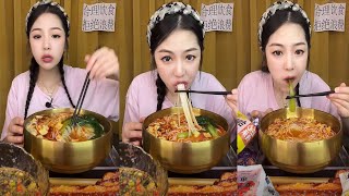 [KWAI ASMR] MUKBANG Eating Fatty Meat 소리좋은 여러가지 음식 먹방 모음이 팅쇼 리얼 사운드 กินหมูสามชั้นตุ่น 中国モッパンEp11