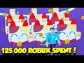 Spending 125k ROBUX To Get THIS MANY HUGE LUCKY CATS In Pet Sim X!