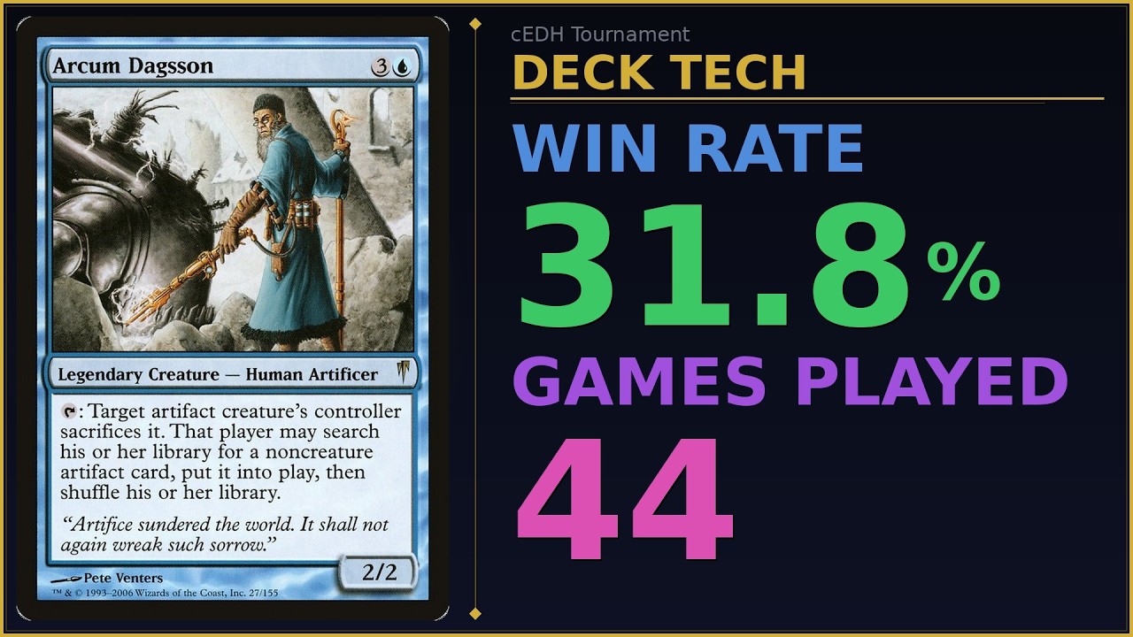 Arcum Dagssons best cards cEDH Deck Tech - YouTube