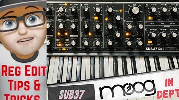 Moog sub 37 walkthrough