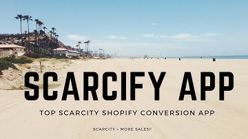 Scarcify - Best Shopify Scarcity, Timer, Promo Bar App in 2019
