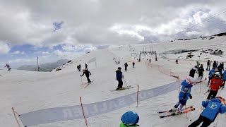 夏天也能去山上滑雪 法国les 2 alpes夏季冰川滑雪