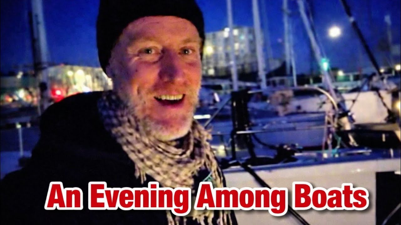 ⁣An Evening Dockside Chat In Cherbourg