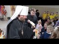 Правящий архипастырь совершил литургию в монастыре и поздравил детей с Рождеством Христовым