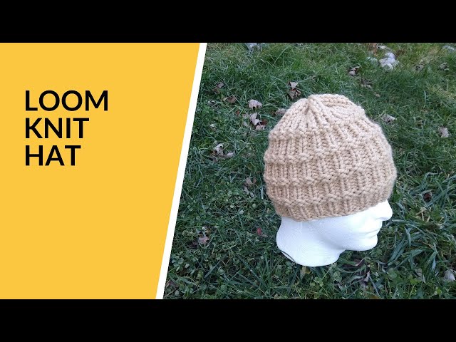 Loom Knitting Pattern for Beginners How to Make a Hat / 11-page