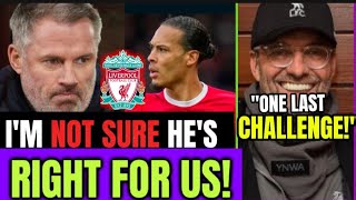 Carragher UNCONVINCED by Liverpool DECISION + PLAYERS could LEAVE with Klopp + KLOPP Target!