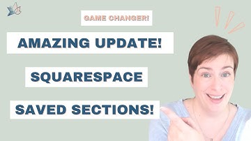 "The BEST Update to Squarespace Yet?! Let Me Show You How To Save and Copy Sections!"