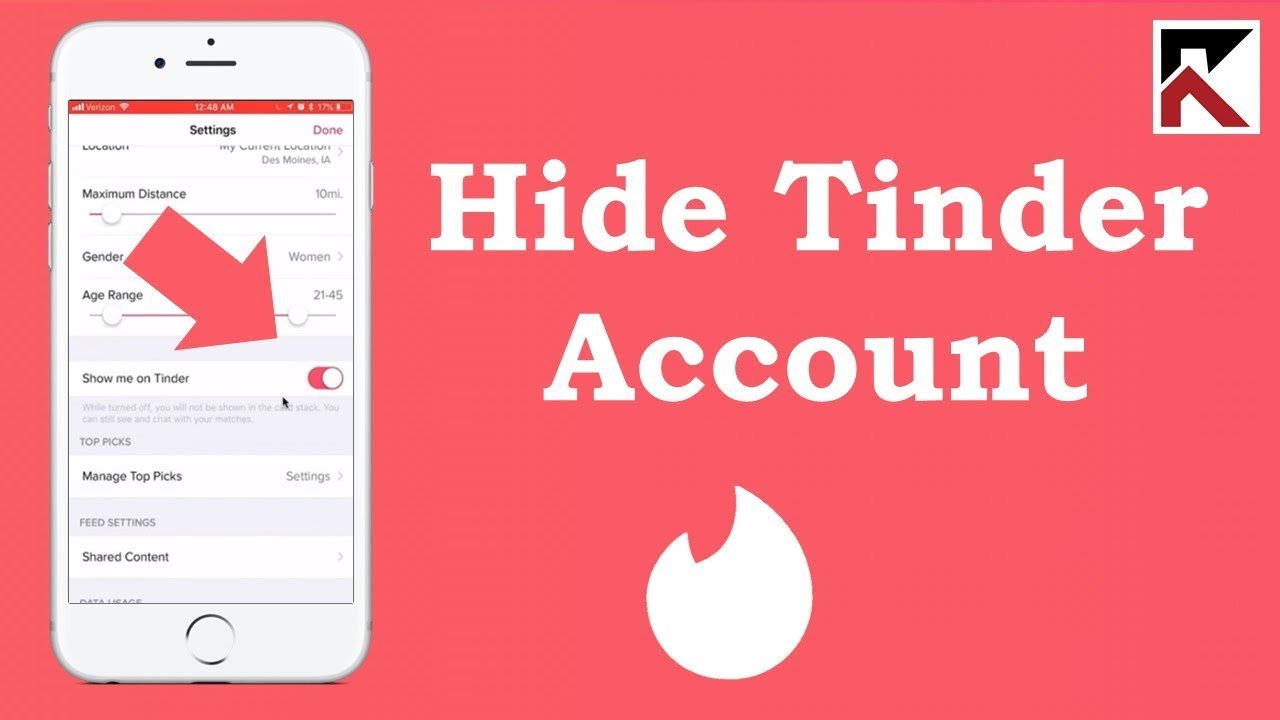 How To Hide Tinder Account Without Deleting It