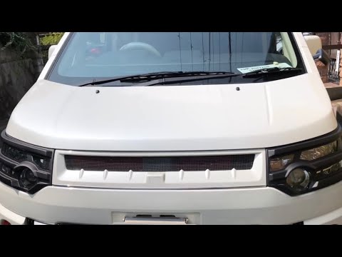 ヘッドライトプロテクター 三菱・デリカD5 - YouTube