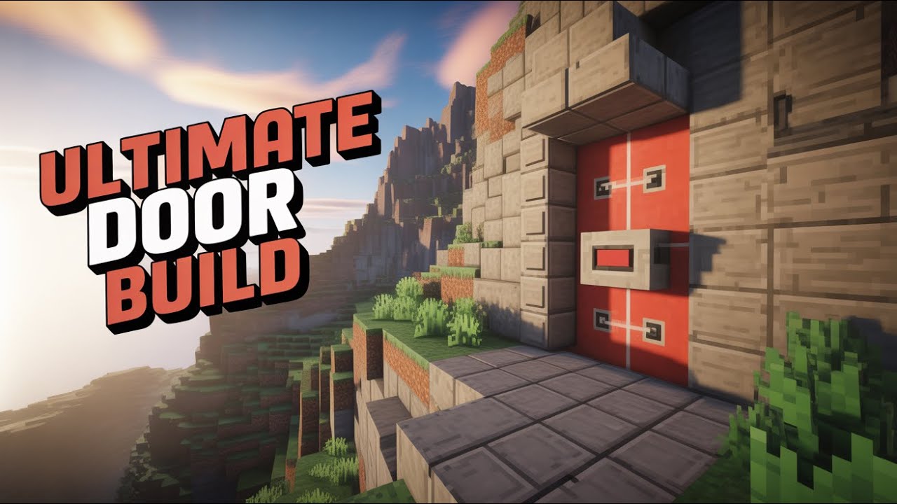 I Built A Custom Minecraft Door Using Only Redstone