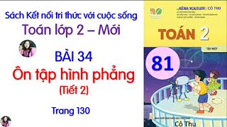 Toán lớp 2: Ôn tập về hình phẳng (Tiết 1+2)