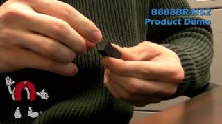 K\&J Magnetics - B888BR-N52 Product Video